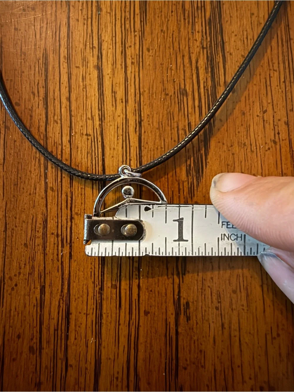Tiffany & Co Manpower 925 Sterling Silver Pendant Necklace. Pendant measures 3/4